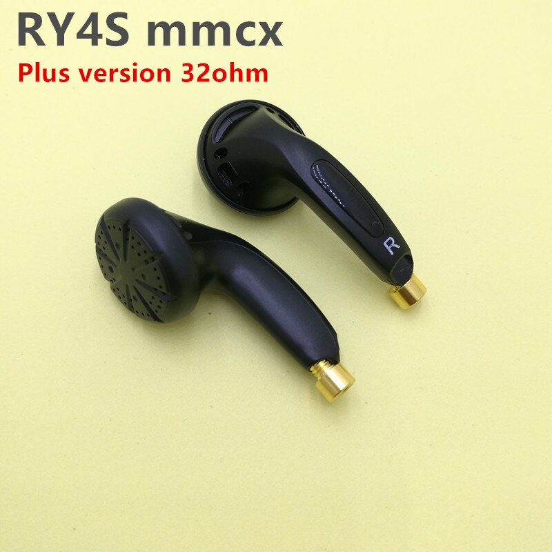 RY4S – écouteurs avec interface mmcx, 15mm, de la musique, son, HIFI, style MX500, 3.5mm, 300ohm: RY4S Black mmcx plus