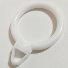 Binnendiameter 43mm Plastic gordijnroede ringen Wit of gouden kleur