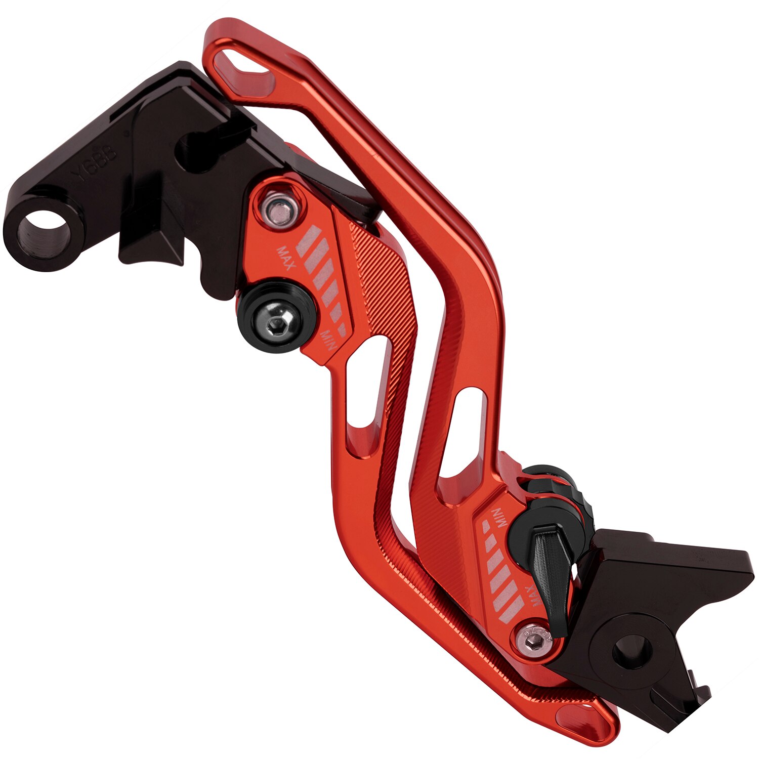 For Yamaha MT-09 Tracer/FJ09	MT-10	5D Short/Long Clutch Brake Levers Adjustable CNC Motorbike: 5D short red