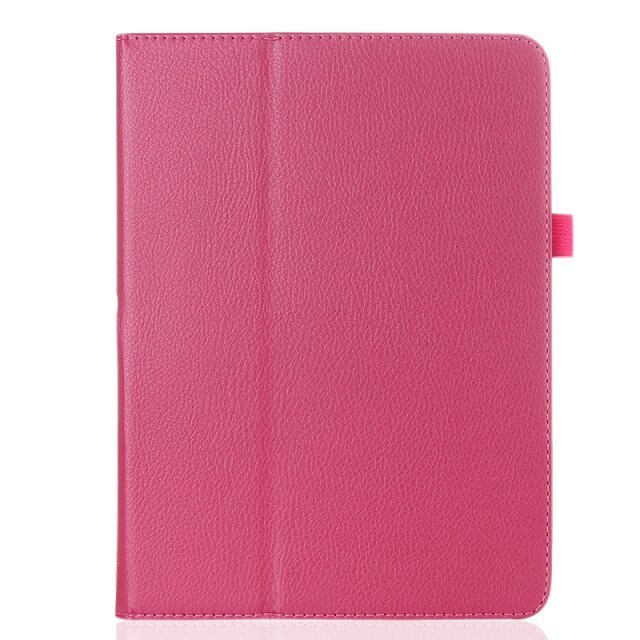 Funda Para Samsung Galaxy Tab S T800 T805 10,5 "PU Funda de cuero Para tableta funda inteligente Para Galaxy Tab S SM-T800 Tablet funda + pluma: Rose Red