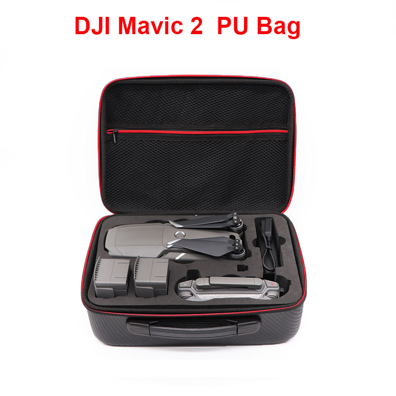 Dji Mavic 2 Case Bag Pu Lederen Waterbestendig Draagbare Mavic 2 Zoom Draagtas Handtas Mavic 2 Pro Tas case Drone Accessoires