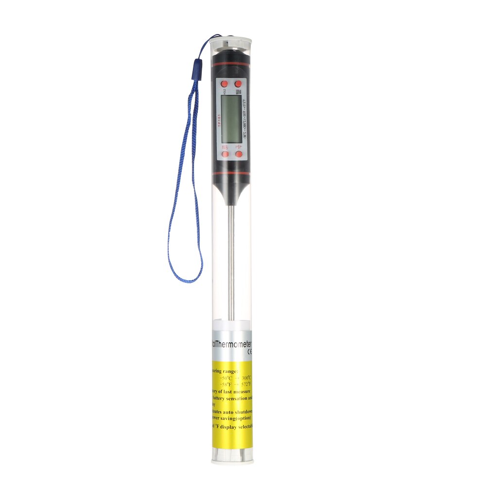 Digital Electronic Probe Cooking Food Water Oil Temperature Sensor LCD Display For Kitchen Fever Measurement Oral Underarm Use