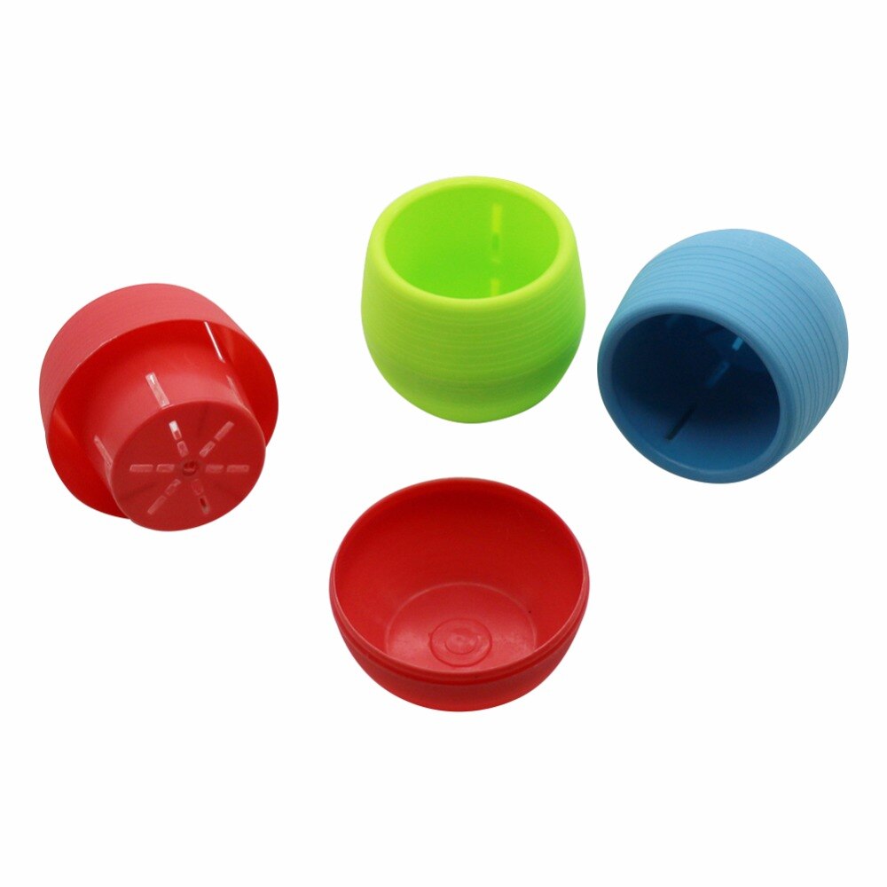 Farverig regnbue plastik sten pille urtepotte hjemmekontor have balkon sukkulenter planter desktop potter lille potte