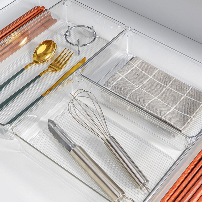 Drawer Organizer Trays Multifunctional Storage Box Durable Container For Kitchen Bedroom Bathroom G10