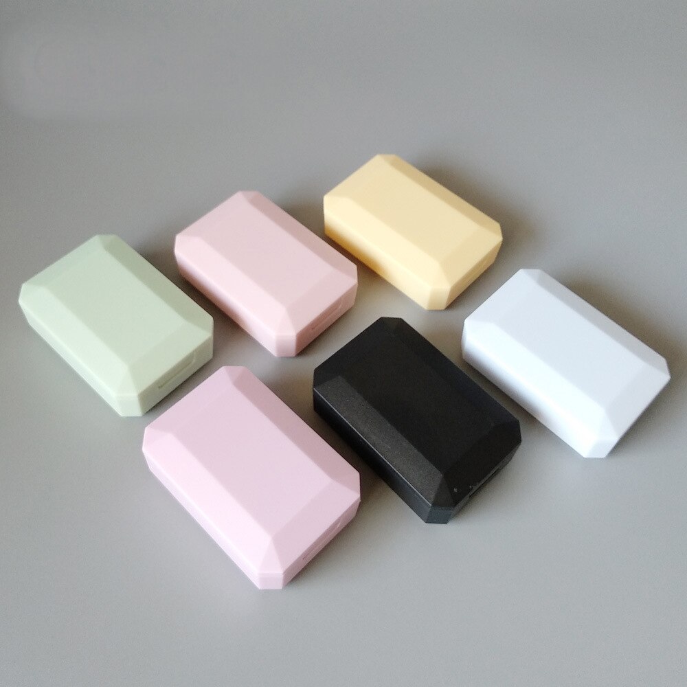 Stałe kolorowe soczewki kontaktowe śliczne mini soczewki kontaktowe zestaw robić pielęgnacji soczewki pojemnik soczewki skrzynka dla kobiet mężczyzn: losowy kolor