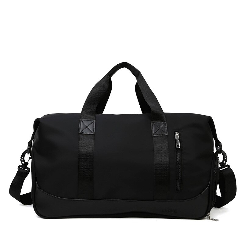 Bolsa de lona de nailon para Yoga para hombre y mujer, bolsa de lona para gimnasio, para entrenamiento en , bolsa deportiva para zapatos: Black