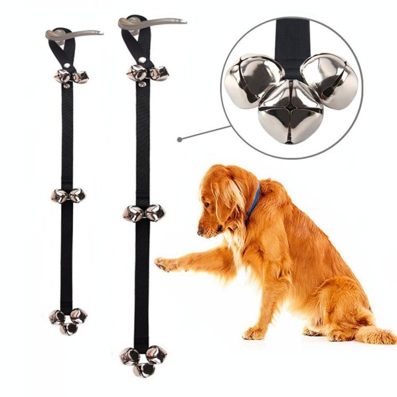 Dog Doorbells Training Potty Great Adjustable Dog Bells For Potty Training dog open door ring the bell Pet Supplies