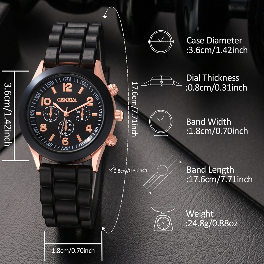 4Stck Einfache Uhr Luxus männer und frauen Gürtel Geschäft Freizeit Armbinde Quarzuhr Liebe Uhr Uhr einstellen