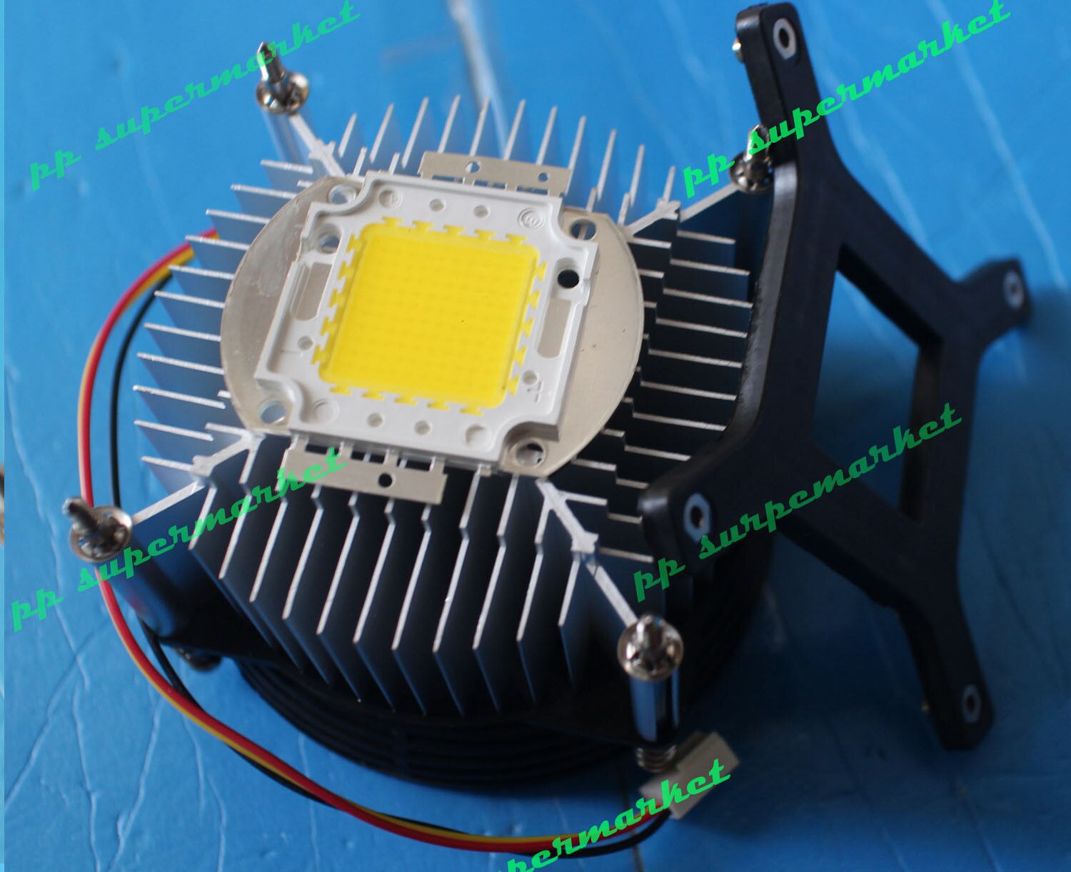 5 stks 20 w 30 w 50 w High Power LED heatsink DC 12 v Led Koelventilator Hybrid LED lamp