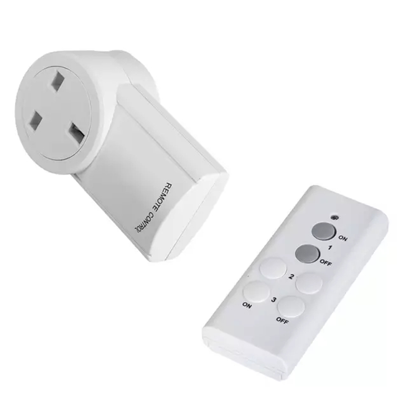 UK Wireless Outlet Remote Control Socket Light Switches House Power Outlet Light Switch Socket +Remote UK Connector Plug DC 12V