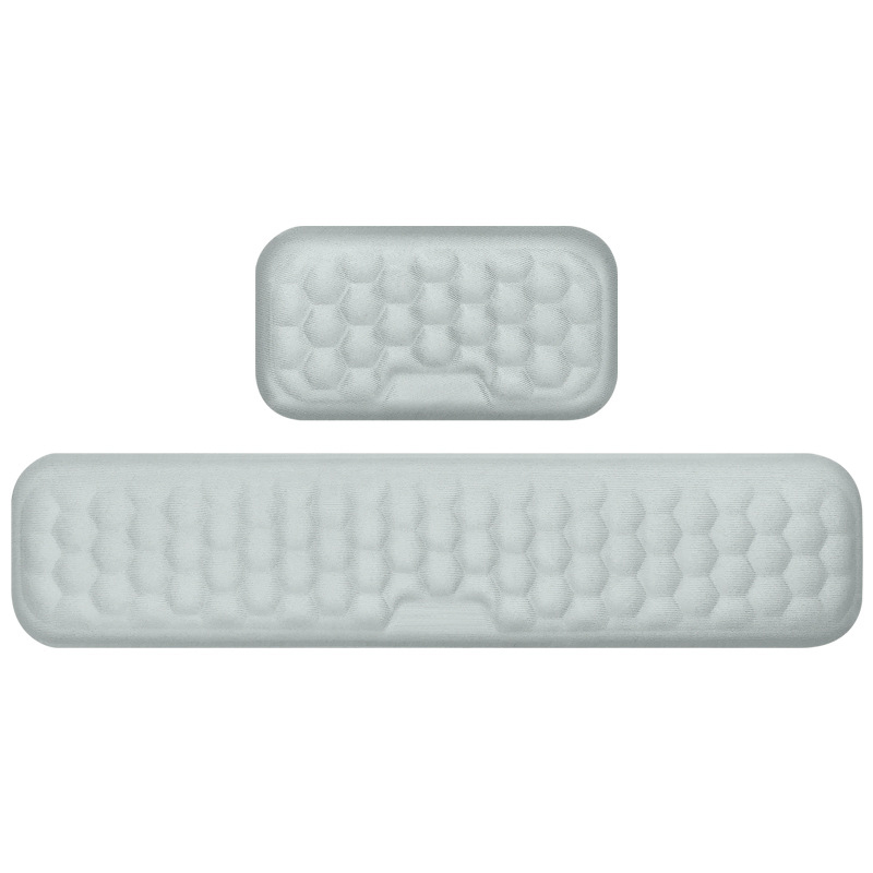 Reposamuñecas para teclado de oficina, almohadilla de ratón de espuma viscoelástica, soporte de muñeca, reposabrazos ergonómico para portátil, accesorios de ordenador de oficina