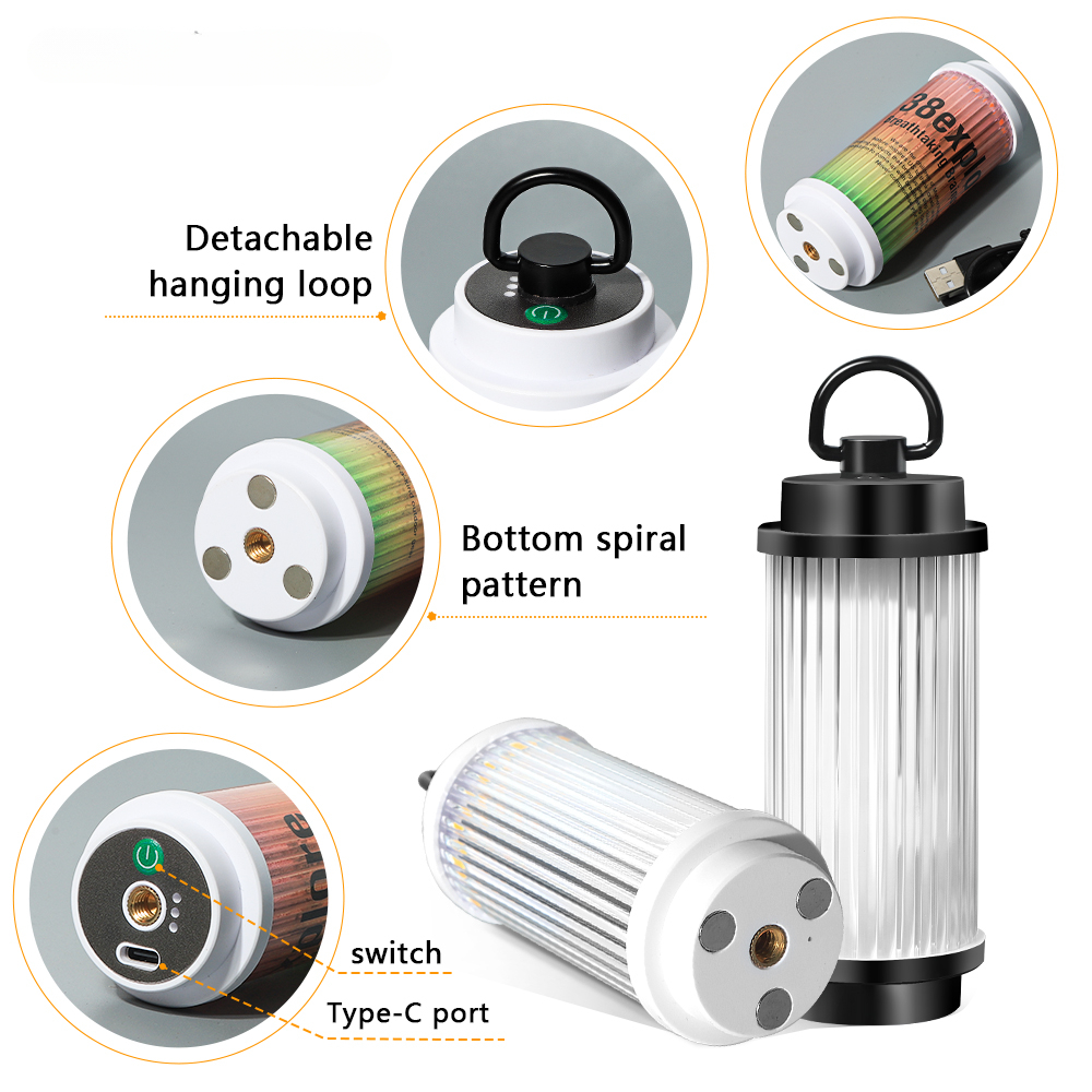 38 Explore USB Rechargeable Camping lamp 2000mAh Powerful Lantern Powerful LED Campling Portable Emergency Light Outdoor