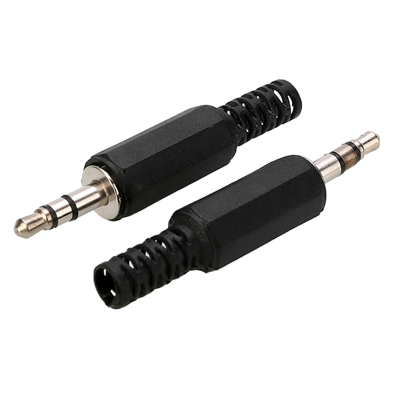3.5mm Jack Stereo 3 Pole Male Jack for DIY Headset Earphone Used for Repair Earphone Solder Plug Connector Adapter