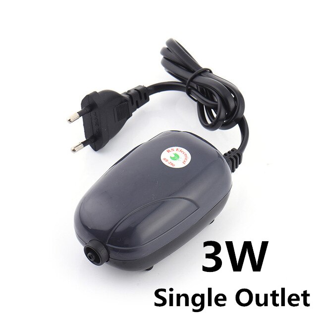 Mini Fish Tank Air Pump Energy Saving Efficient Aquairum Oxygen Pump Air Compressor For Fish Oxygen Circulation 3W/5W