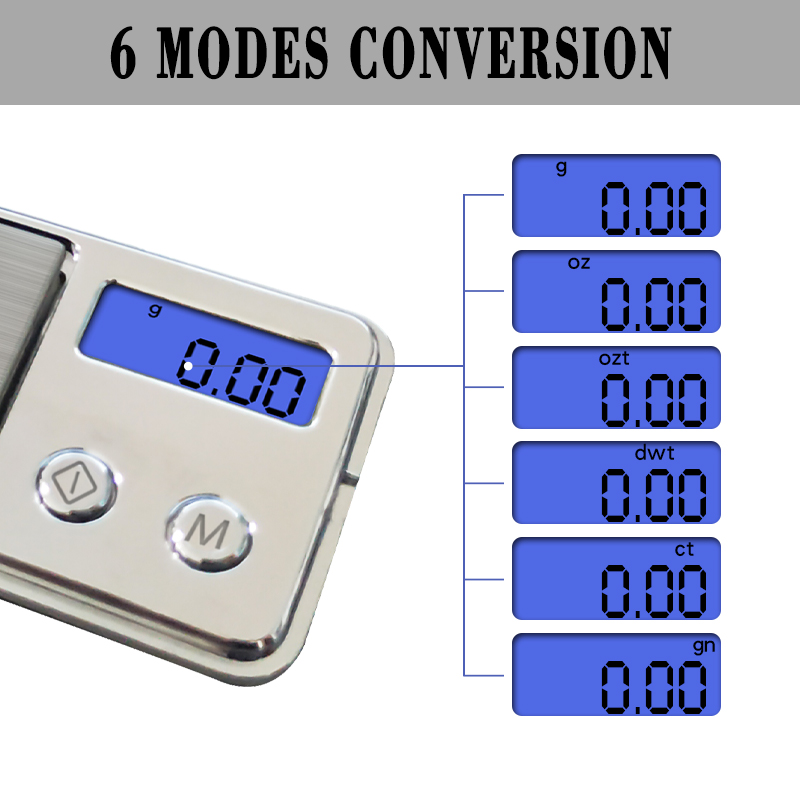 100g*0.01g mini sieraden zakweegschalen, zeer nauwkeurige elektronische weegschalen voor het wegen van gouden en diamanten sieraden
