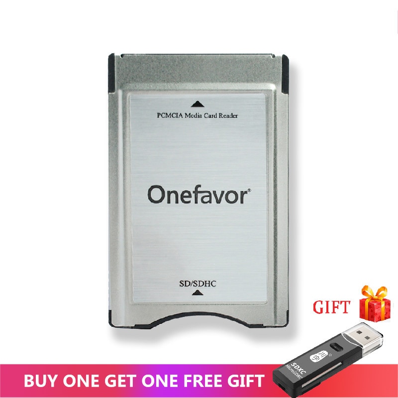 ! onefavor PCMCIA card adapter SD card reader for Mercedes Benz MP3 memory