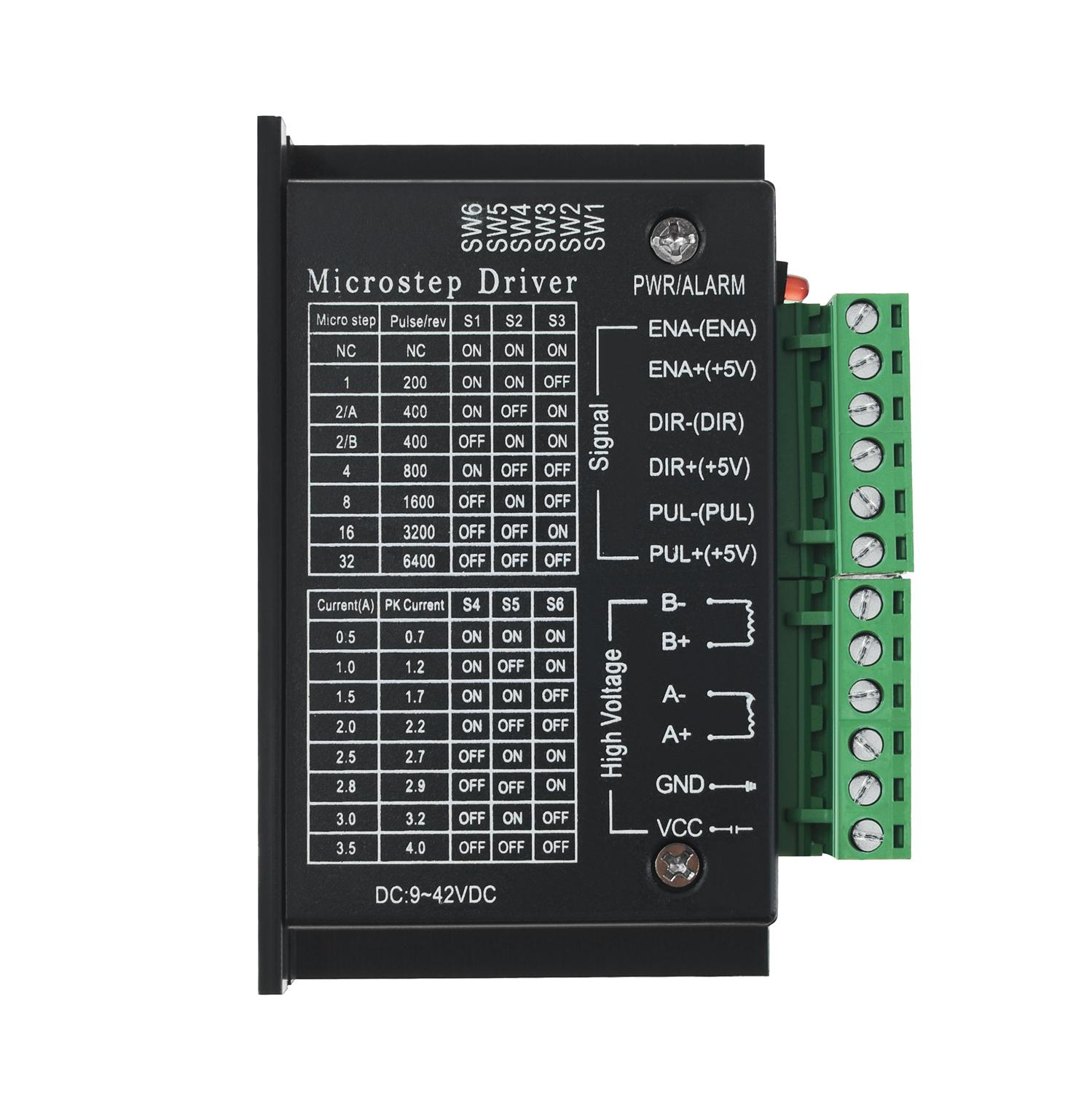 Controlador de motor Microstep TB6600 adecuado para motor paso a paso 42 57 Nema17 Nema23 voltaje de suministro 9-42V CC