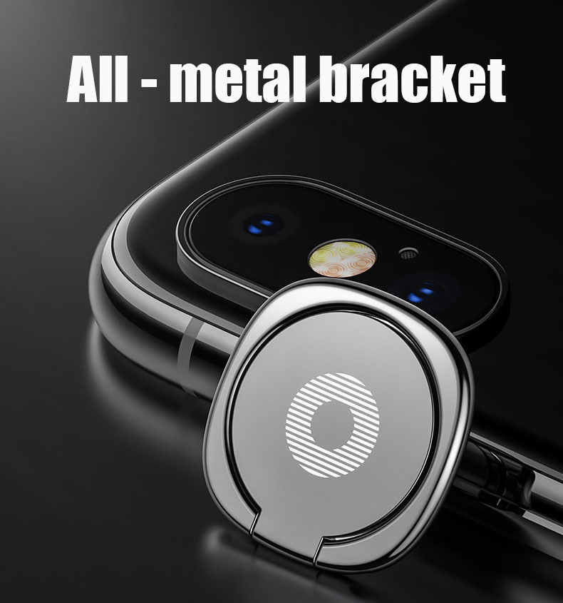 Metal Ultra Thin Phone Holder Universal Mobile Phone Finger Ring Holder Flexible Phone Stand for Samsung Galaxy Note 10 Huawei