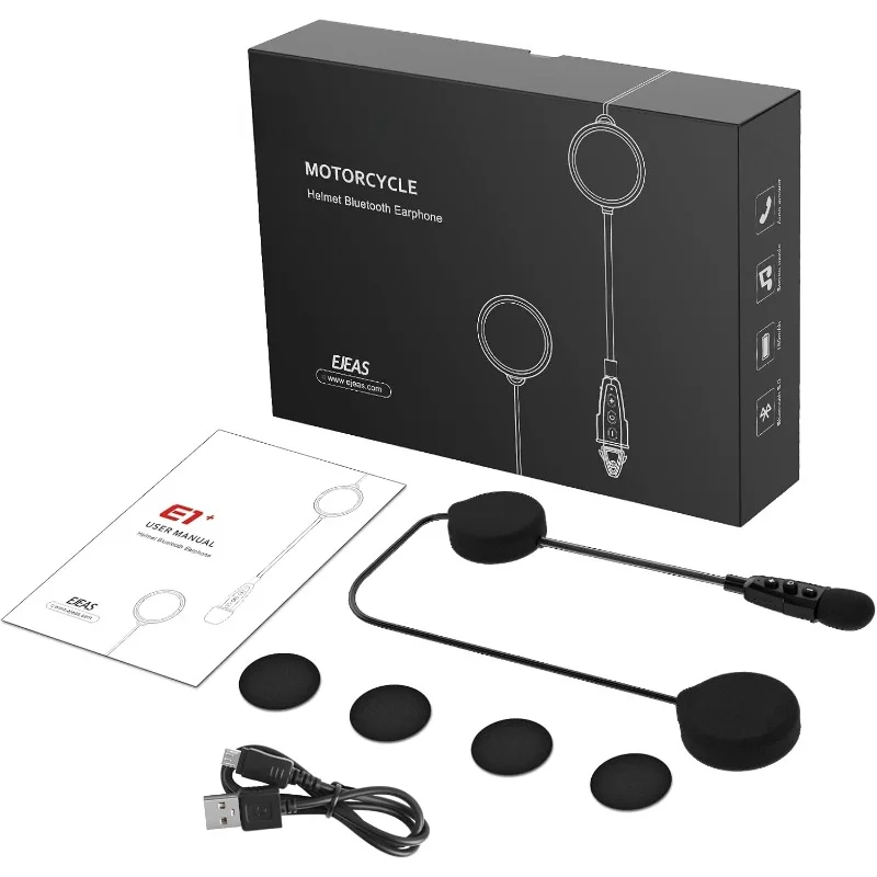 Hjälmhögtalare bluetooth headset motorcykelhjälm bluetooth headset med automatisk svarsfunktion och brusreduceringsfunktion