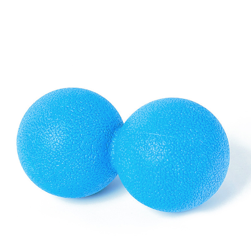 Balle de Massage élastique pour les pieds, Crossfit, Relaxation musculaire, Relaxation profonde, diadème, Yoga: blue peanut ball