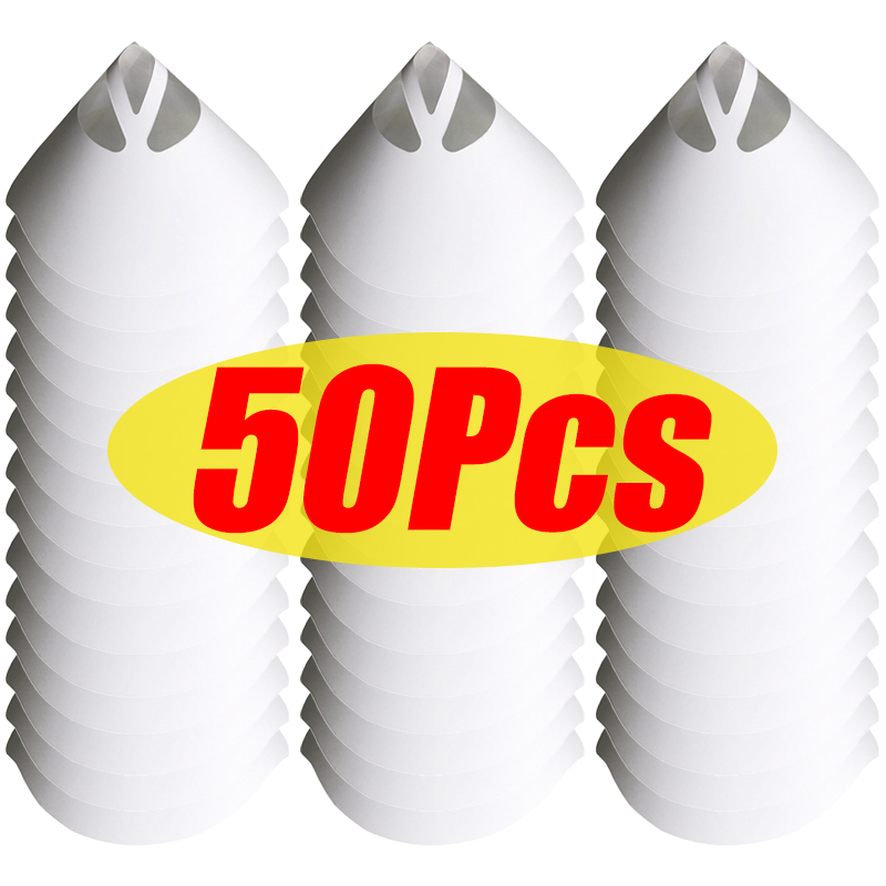 10/100 Stuks Wegwerp Autolak Spray Mesh Papier Filter Zuiverende Uitpersen Trechter Verf Filter Conische Nylon Micron Papier trechter: Rood