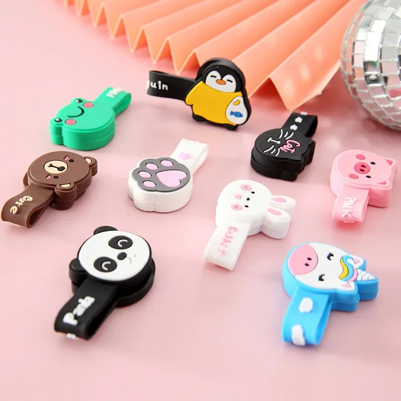 Magnetic Animals Cable Organizer Earbud Cord Holder Charger Clips Desk Cable Management Bookmark Cord Keeper Wire Wrap