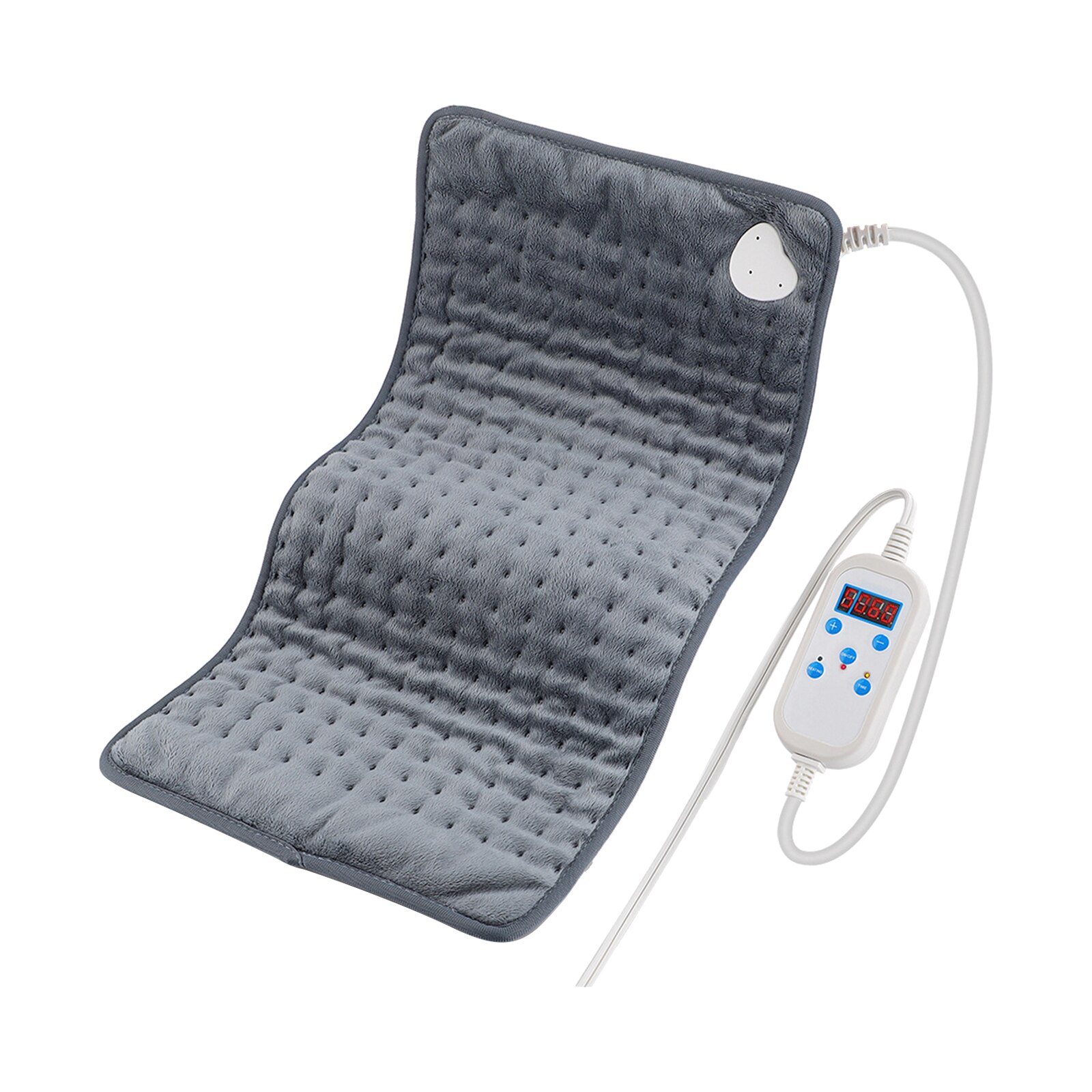 Soft Flannel Thermotherapy Electric Heating Pad 4 Temperature Settings for Whole Body Stomach Feet Back Neck Shoulder Relaxation