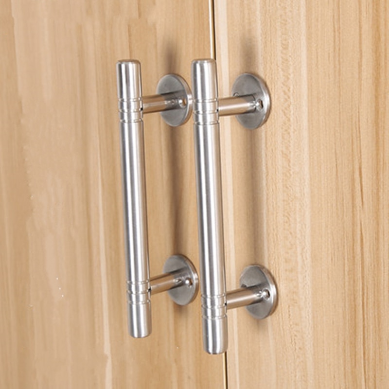 stainless steel adjustable door handles Cabinet Drawer Pulls and Knobs furniture handles Hardware Accessories