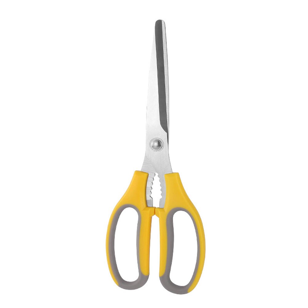 Tijeras de acero inoxidable para cocina, utensilio multifunción para cortar hueso de pollo, pato y pescado, tijeras de cocina: E