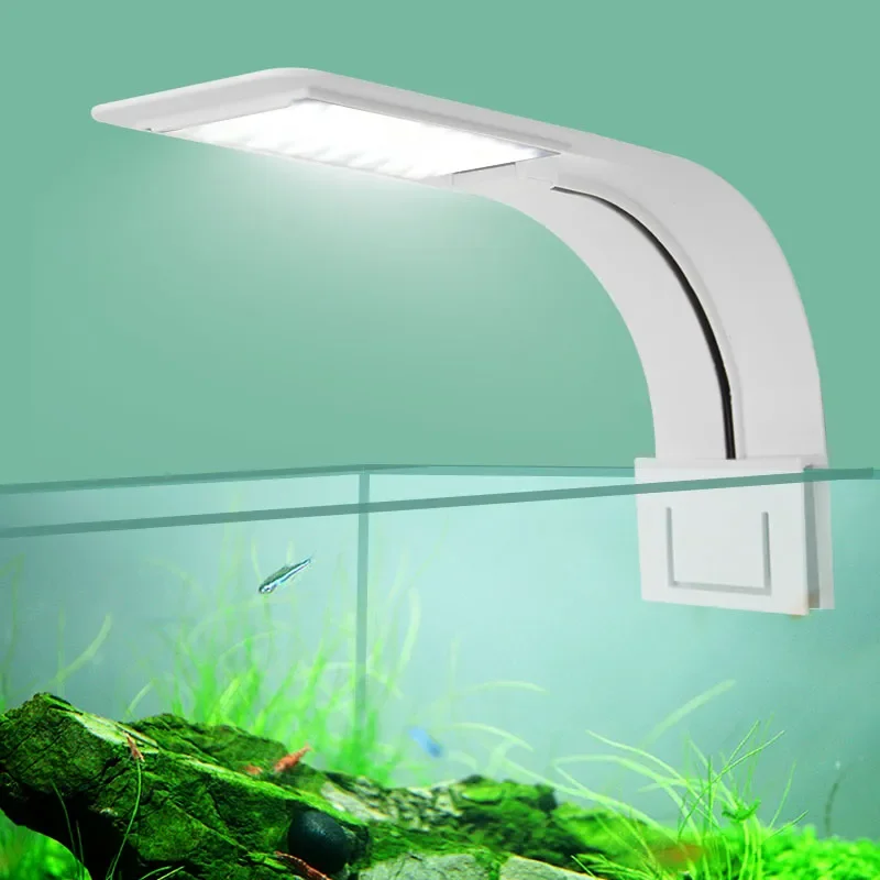 Super Slim LED Aquarium Licht Beleuchtung Pflanzen Wachsen Licht 5W/10W/15W Wasserpflanze Beleuchtung Wasserdichte Clip-on Lampe Für Aquarium