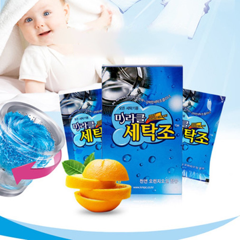 H100g Waschmaschine Reiniger Liefert Effektive dekontamination Waschmaschine Tank Reinigung Mittel Taschen