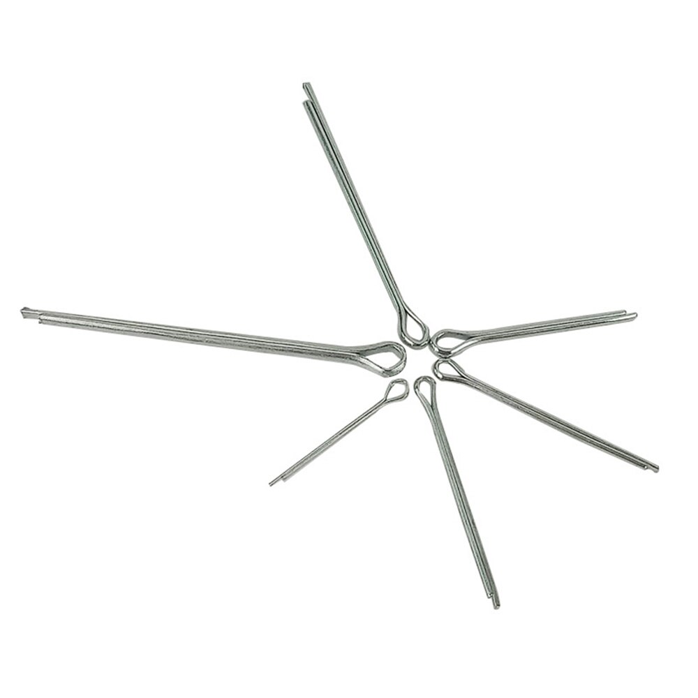 555pcs/set Industrial Iron galvanizing Cotter Pin Assortment Clip Key Set Kit metal