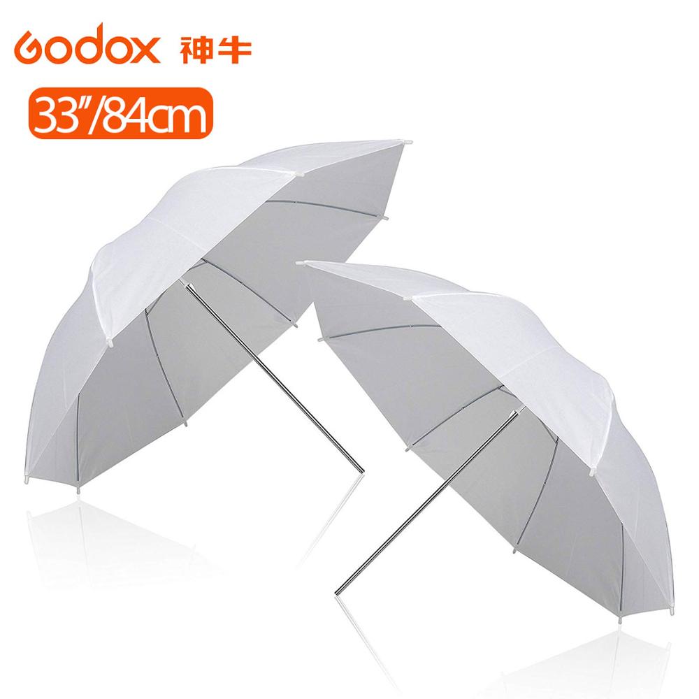 Godox 84 Cm 33 &quot;Fotografie Photo Pro Studio Soft Doorschijnend Wit Diffuser Paraplu Voor Studio Flash Lamp Verlichting