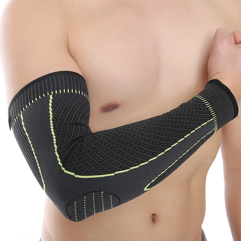1 pc kompressionsarmbågsstöd elastiskt stöd för män kvinnor basket volleyboll fitnessskydd armskydd ärmar