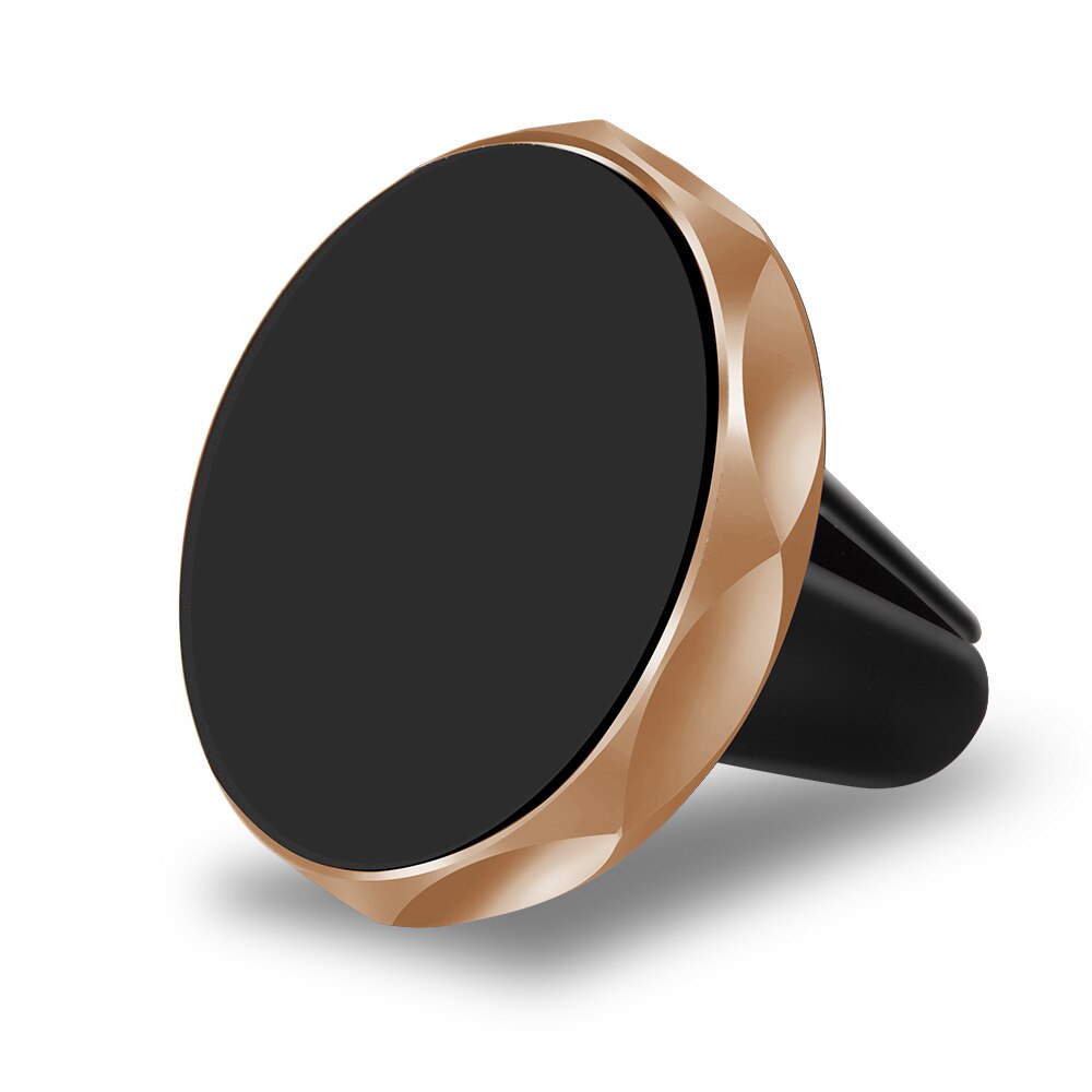 Olaf Ruit Universele Magnetische Auto Telefoon Houder Voor Iphone 6 7 8 Plus X Air Vent Mobiele Telefoon Car Mount stand Houder Voor Xiaomi: Gold