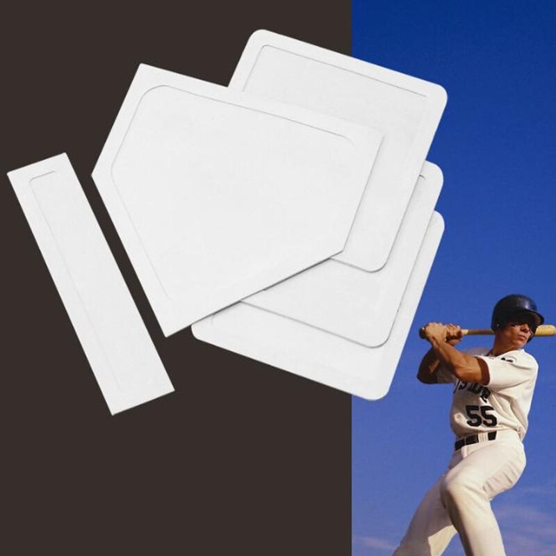 Rubber Waterproof Baseball Baseball Softball 5 Piece Set Pitcher Board Base Mat Home Baseball Baseball Equipment