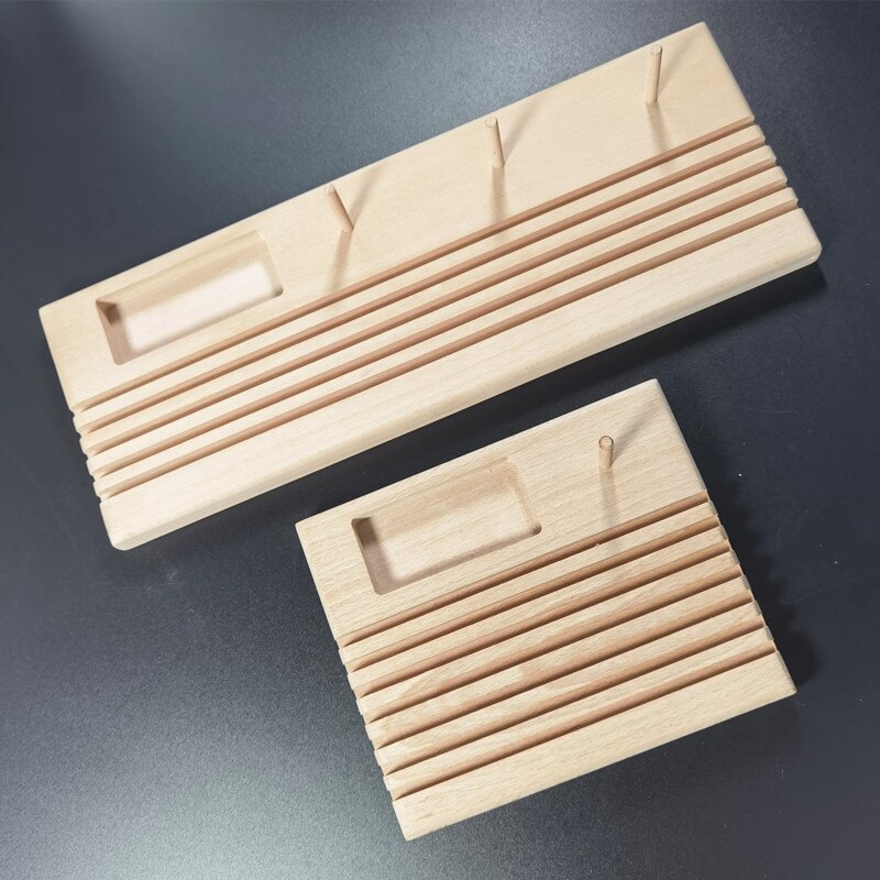 Règle de couture, rack d&#39;organisation, cadre en hêtre, support de règle Patchwork en bois, étagère de rangement en bois, bricolage, porte-outils de couture