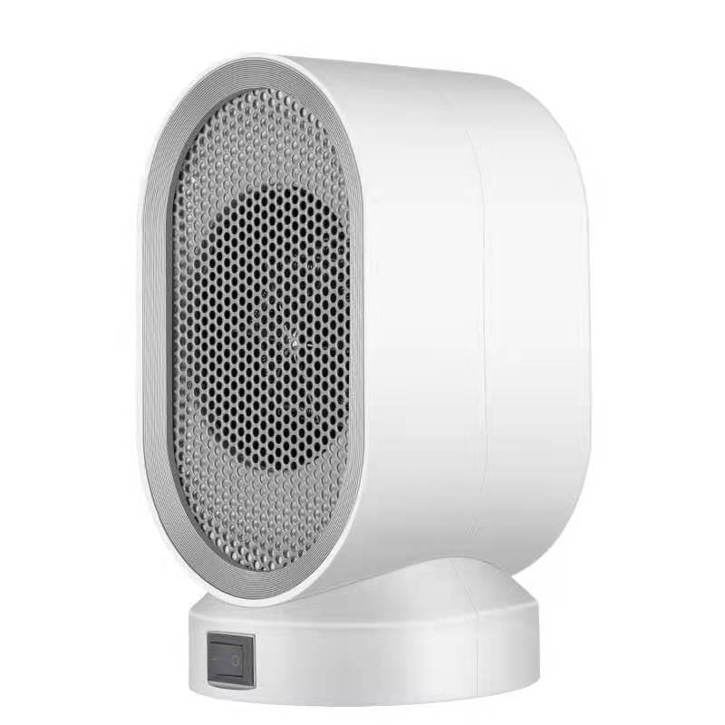 Small Space Heater Oscillating Heater Fast Heating Ceramic Desk Heater With Overheat Protection Tip-Over Protection For Office: Gray / EU