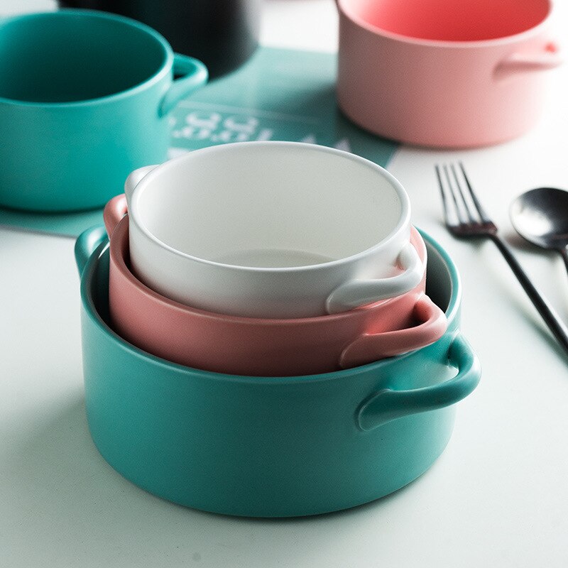 Chinese Stijl Creatieve Keramische Rechte Lichaam Soeppan Eenvoudige Huishoudelijke Soeppan Keuken Hotel Servies Set