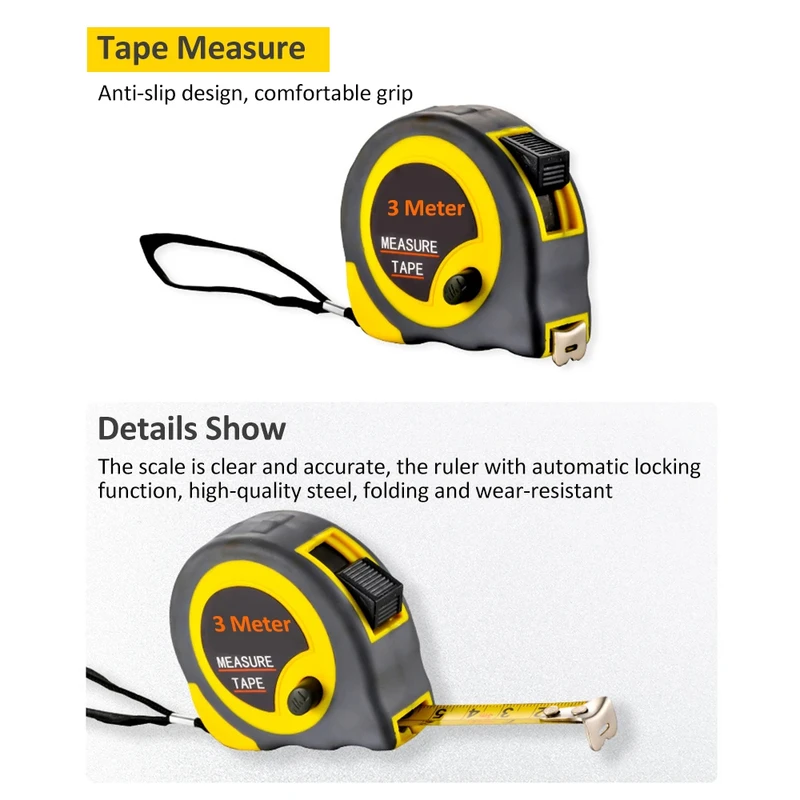 108-teiliges Werkzeugset für allgemeine Haushalte-Handwerkzeugsatz mit Kunststoff-Werkzeugkasten-Aufbewahrungskoffer für die Autoreparatur und die Reparatur zu Hause