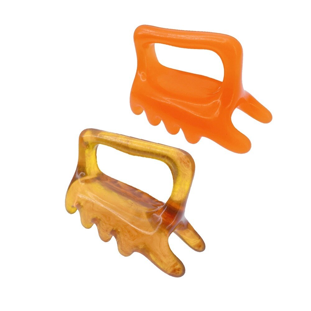 Natural Resin Chinese tool Back Massage Massager Body Acupuncture Scraping Bee Wax Plate GuaSha Scrape Circular Blood Therapy