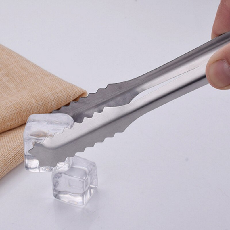 Stainless Steel Food Tongs Cooking Tool Anti Heat Bread Barbecue Pastry Kitchen Utensils Sugar Kitchen Tongs Clip Clamp X1T2