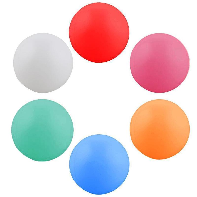 10 Pcs Color Wordless Table Tennis Seamless High Hardness Pong Durable Table Tennis