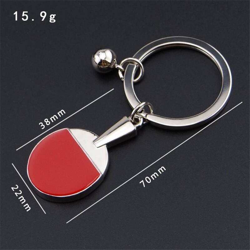 Sport Ping-Pong Table Tennis Ball Badminton Bowling Ball Keychain Key Chain Keyring Key Ring Souvenir