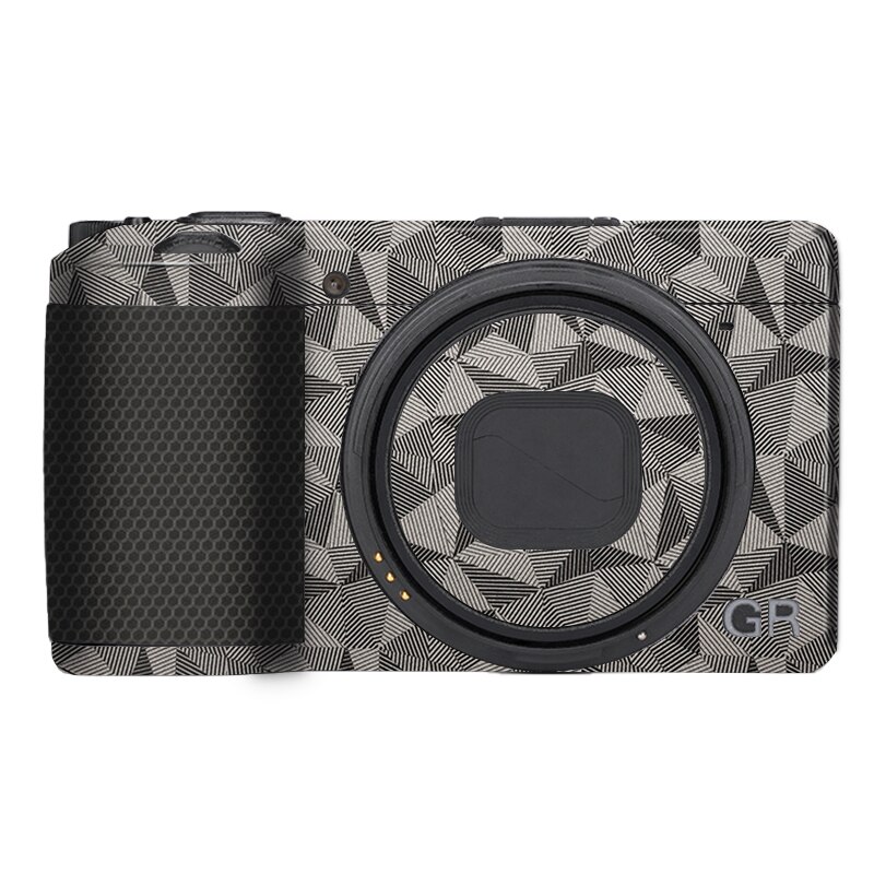 Autocollant en vinyle pour appareil photo GR3, couverture pour RICOH GRIII / Richo GR IIIX, Premium: Nordic Titanium