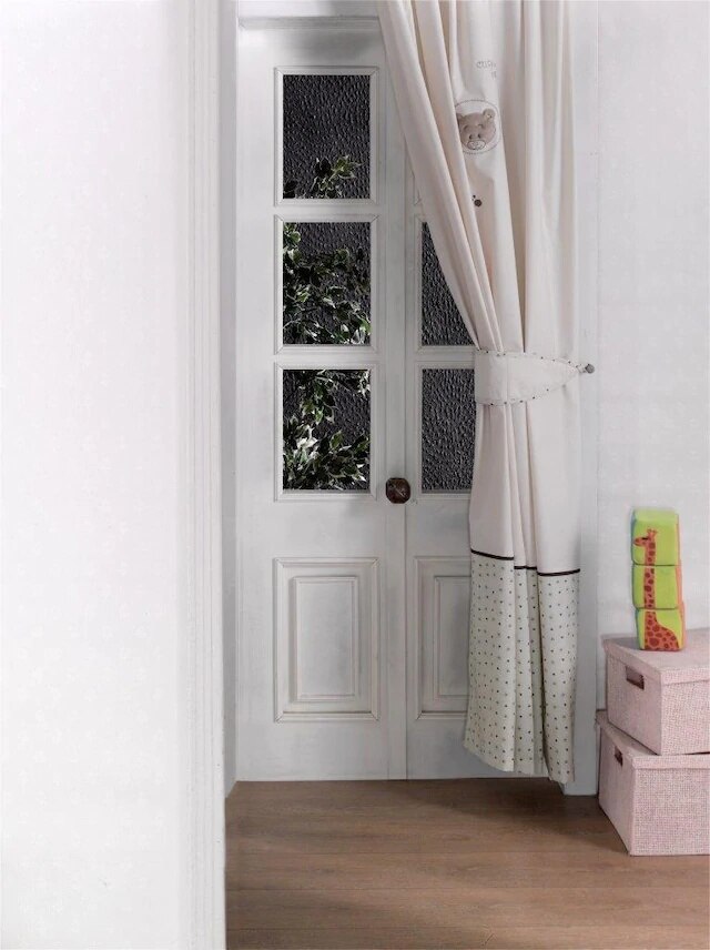 Kidboo söt björn beige gardin 264035895