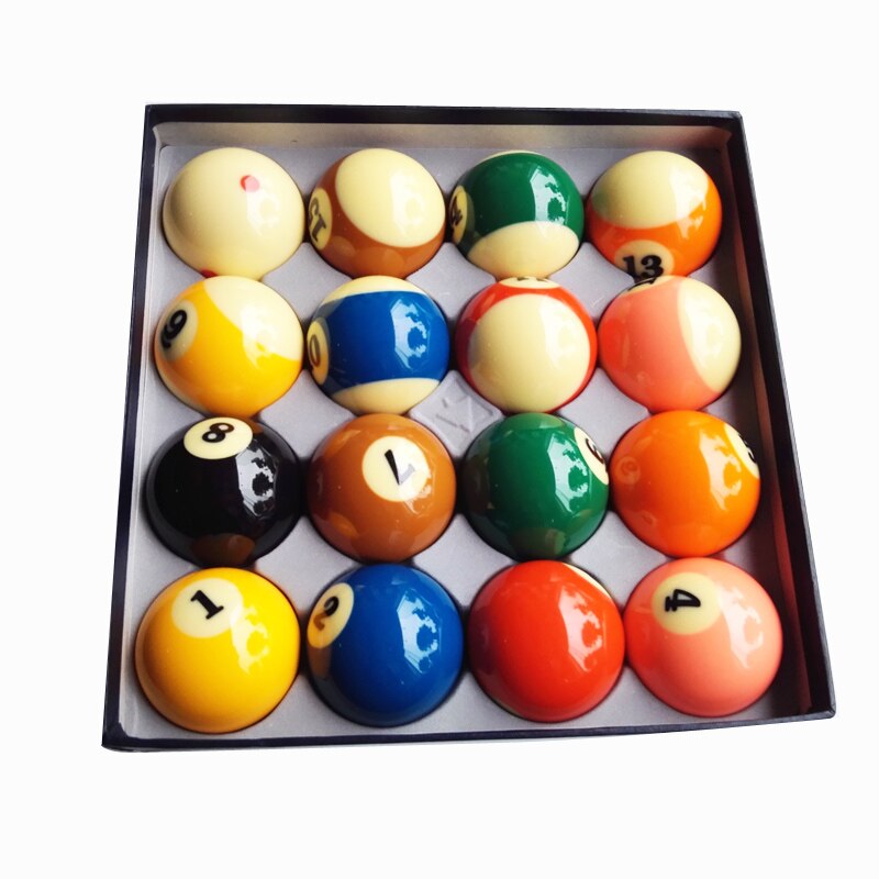 Premium TV Crystal 2-1/4" 57.2MM Billiard Pool Ball 16pcs/Set