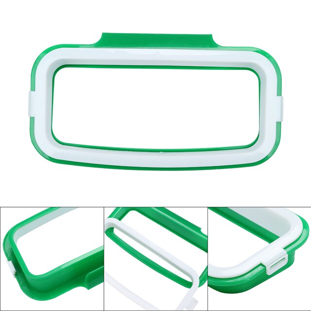 Portable Hanging Trash Garbage Bag Garbage Bag Holder Hanging Garbage Bags Storage Rack Holder For Kitchen Cupboard Storage: Default Title