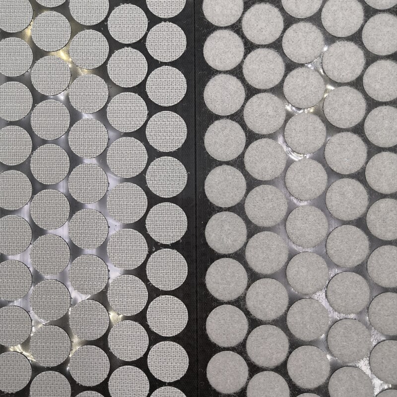 100Paare 10mm Mehrfarbig Verschluss Klebeband Punkte Nylon Klebrige Klettverschlüsse Haken Und Schleife Magie Aufkleber Doppelseitige Runde Selbst -klebstoff: 15mm 100Paare Weiß