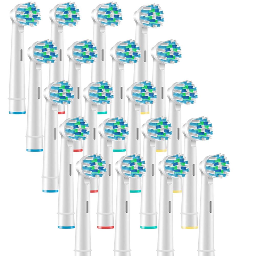 Opzetborstels Voor Oral B Elektrische Tandenborstel Voordat Power/Pro Gezondheid/Triumph/3D Excel/Schoon precisie Vitaliteit: Oranje